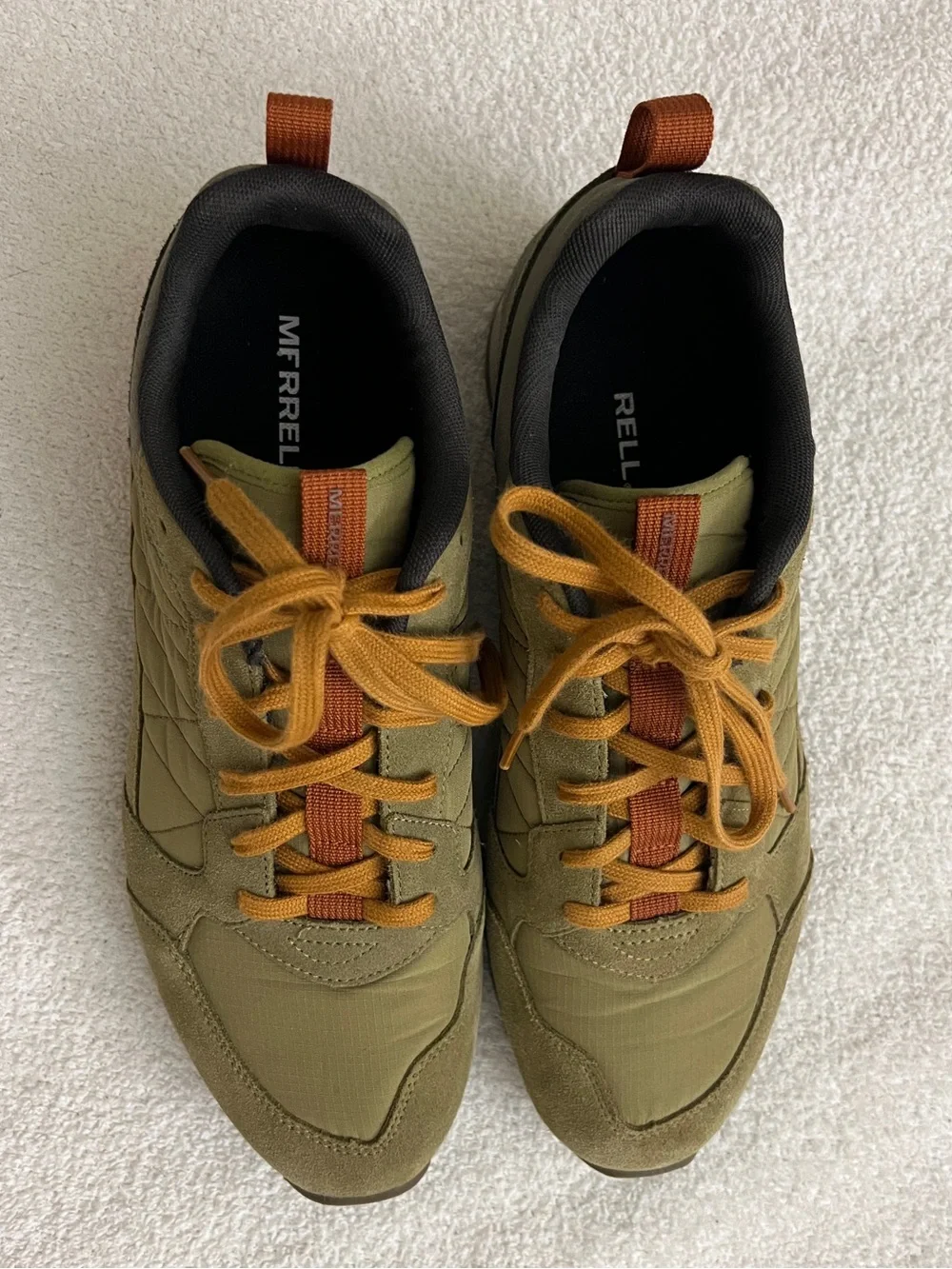 Merrell Alpine Sneaker Moss Green Suede Men’s 11 J003521 Retro